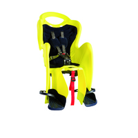 Mammacangura Rear Child Bicycle Carrier Model Mr Fox High Viz Clamp