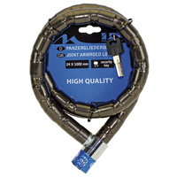 M-Wave Lock Armored Cable Heavy Duty Key