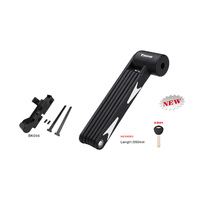 Lock Folding with Keys & New Bracket 215mm x 72mm x 6pcs Black
