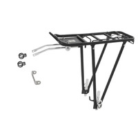 Carrier Rear Alloy  Foldable For Size: 24/26/28 Adjustable Black