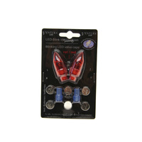 Valve Cap Rocket One Led Red 