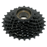 Freewheel 6 Speed 14-28T Index HG Copy Black
