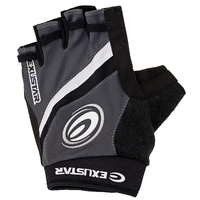 Exustar Gloves Half Finger Gel Padding LARGE