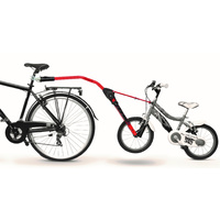 Trail Angel Tow Bar Red Steel Suits 10inch-20 inch Bicycles (Partially Assembled)