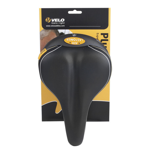 Velo Saddle Air-Lastomer w/Intergrated Air Pump 