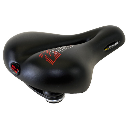 Velo Saddle Plush Gel Deep Channel 