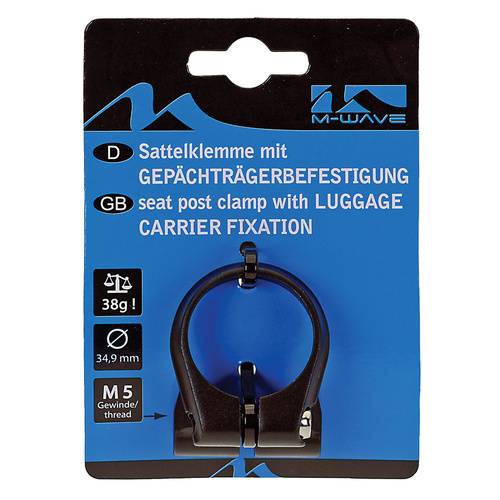 M-Wave Seat Tube Clamp W/Luggage Carrier Provision