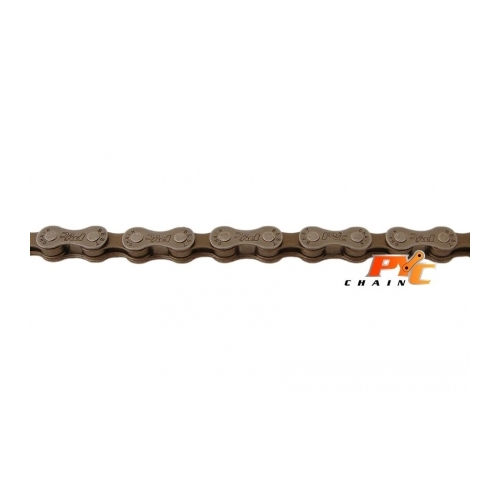 Bicycle Chain 1/2X3/32X116L 7-14-21sp W/Quick Connector CT830 Dark Silver/Brown