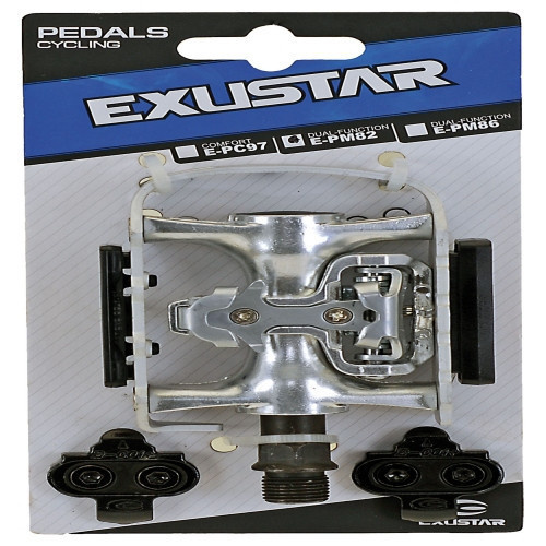 Exustar Pedals Half Clipless Alloy Suits Shimano Cleats