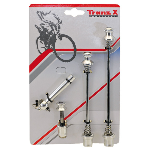 Tranz X Hub Quick Release For Thief Protection BLACK 