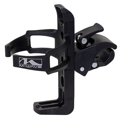 M-Wave Waterbottle Cage Plastic W/Turnable Clamp 