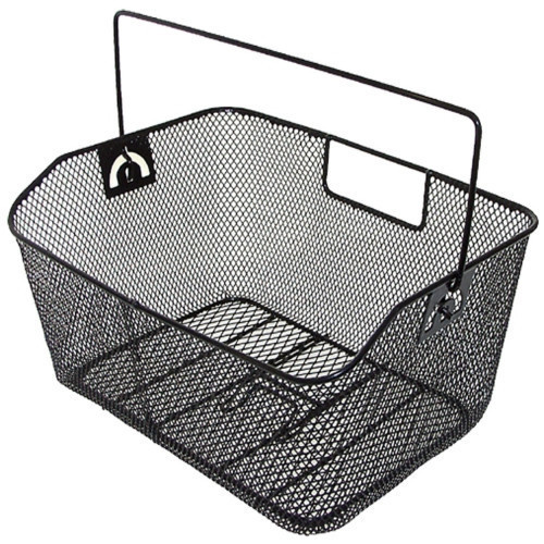 Wire Bike Basket Suit Rear Carrier Hook Attachment with Handle
