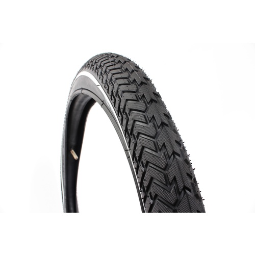 KHE MVP Tire Street 20"x2.30", Black with White Pinline
