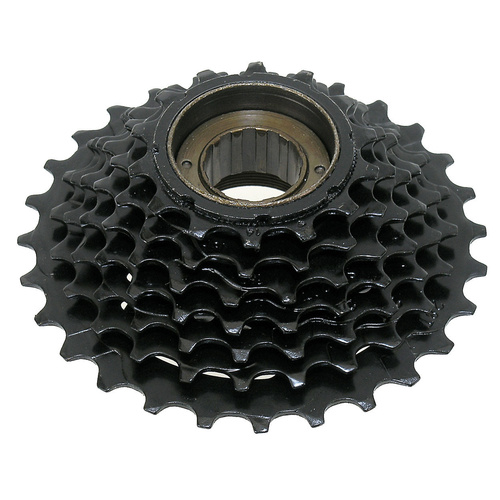 Freewheel 7 Speed 14-28T Index HG Copy Black