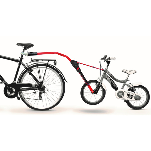 Trail Angel Tow Bar Red Steel Suits 10inch-20 inch Bicycles (Partially Assembled)