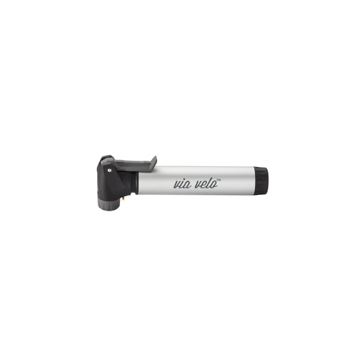 Pump Mini 2 Stage With Bracket Fits Presta/Schrader Valves Via Velo Brand